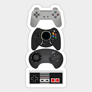 Video Game Controller, Game room, Geeky art, Gaming room, Retro controllers Sticker